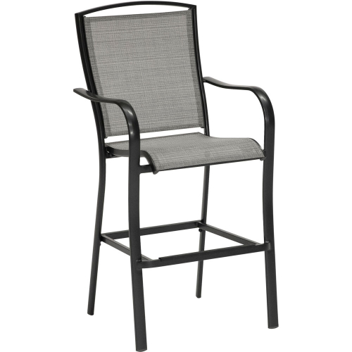 Commercial Sling Aluminum Bar Height Dining Chair S/4